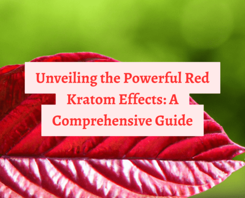 Red Kratom Effects