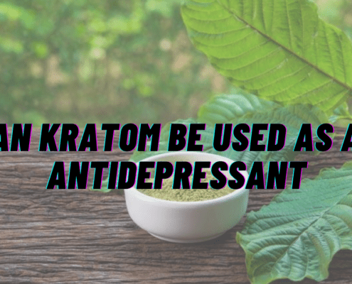 Can kratom be used as an antidepressant?