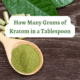 how many grams of kratom in a tablespoon