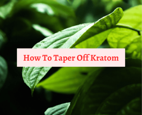 how to taper off kratom