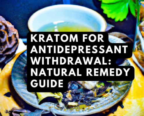 kratom for antidepressant withdrawal