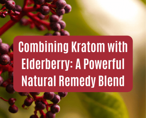 Kratom with elderberry