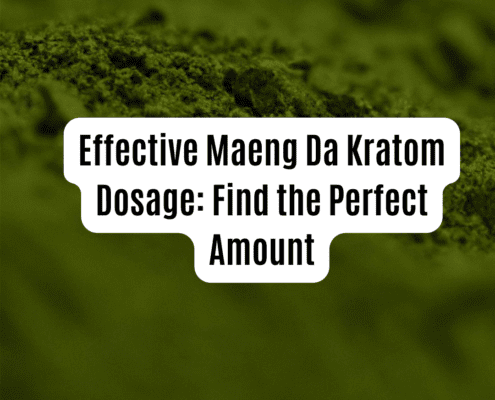 maeng da kratom dosage