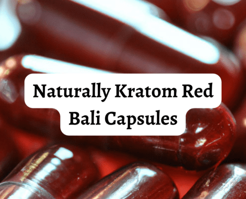 Naturally Kratom Red Bali Capsules