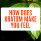 how does kratom make you feel