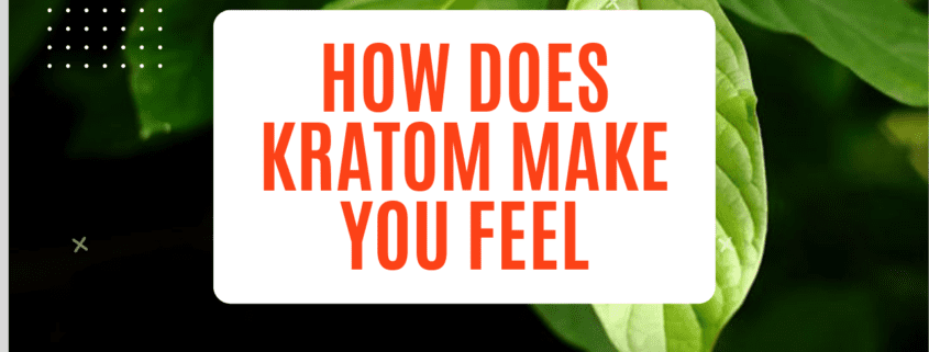 how does kratom make you feel