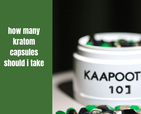 how many kratom capsules should i take