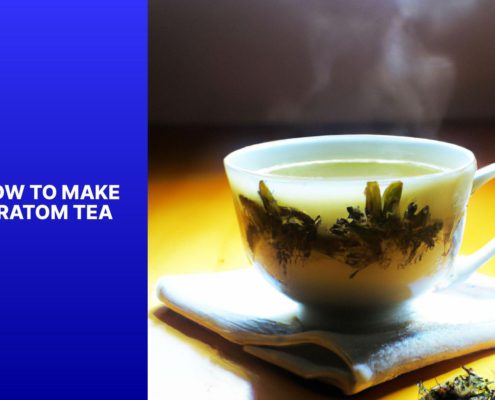 how to make kratom tea