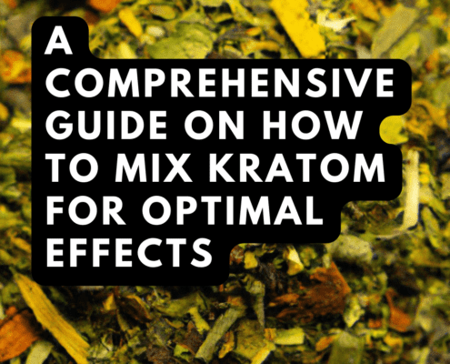 how to mix kratom