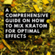 how to mix kratom