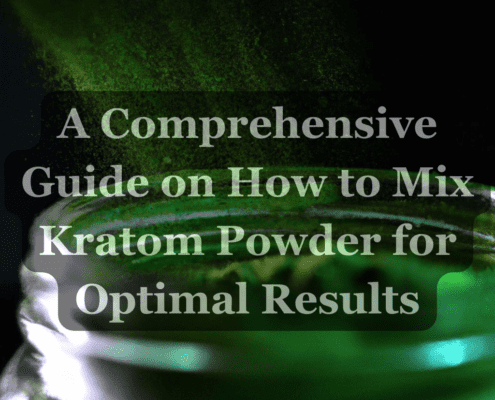 how to mix kratom powder