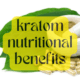 kratom nutritional benefits