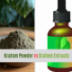 kratom powder vs extract