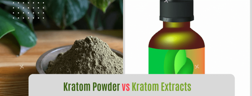 kratom powder vs extract