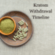 kratom withdrawal time