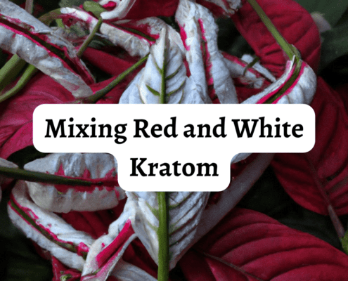 mixing red and white kratom