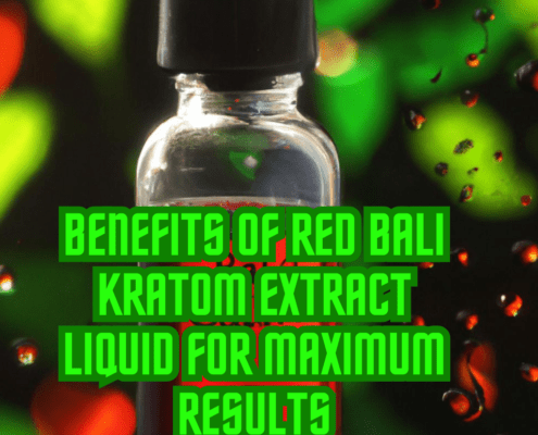 red bali kratom extract liquid