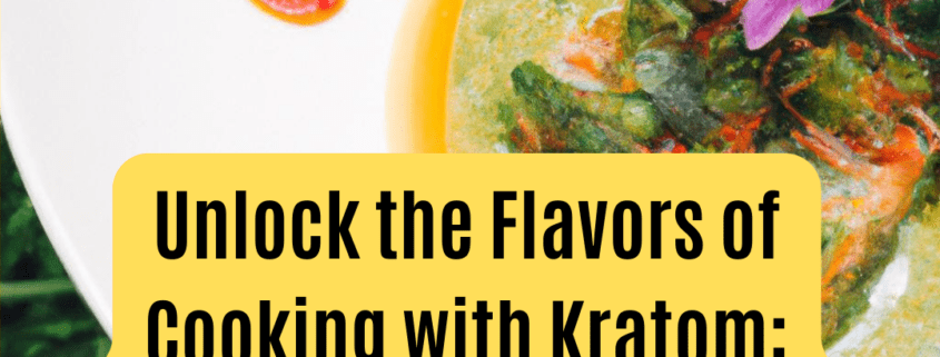 cooking with kratom