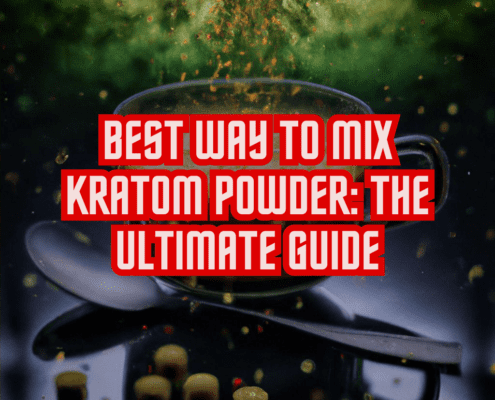 best way to mix kratom powder