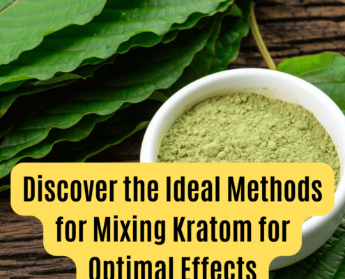 mixing kratom