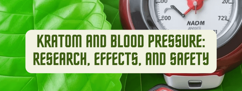 Kratom And Blood Pressure